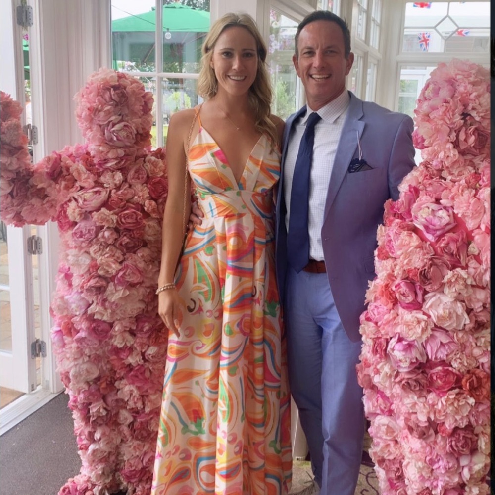 Gorgeous silk dress. Made in Italy.